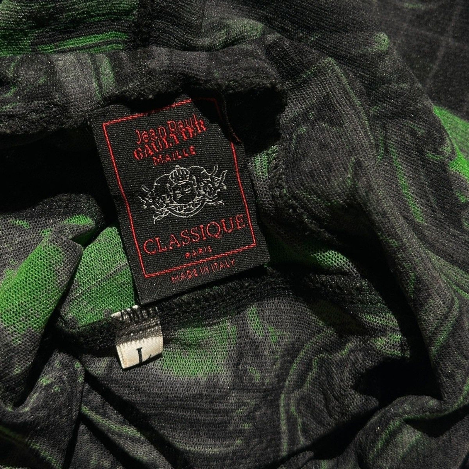 SS1998 frida khalo french courtyard mesh hoodie