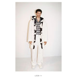 2-in-1 leather and fur parka jacket