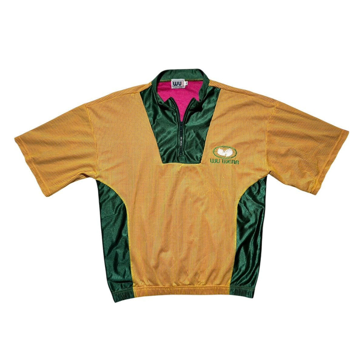 Wu wear logo zip jersey