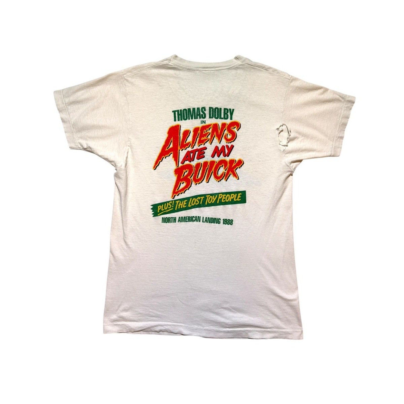 1988 Thomas Dolby "Aliens Ate My Buick" tour tee
