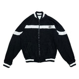 Terry textured bomber jacket