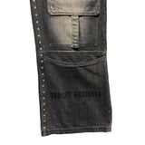 Baggy wide leg denim