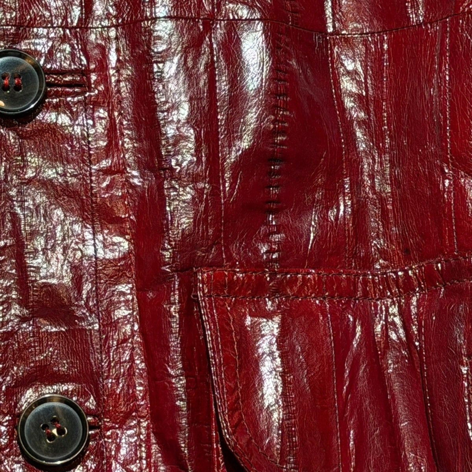 100% Eel skin archive runway jacket