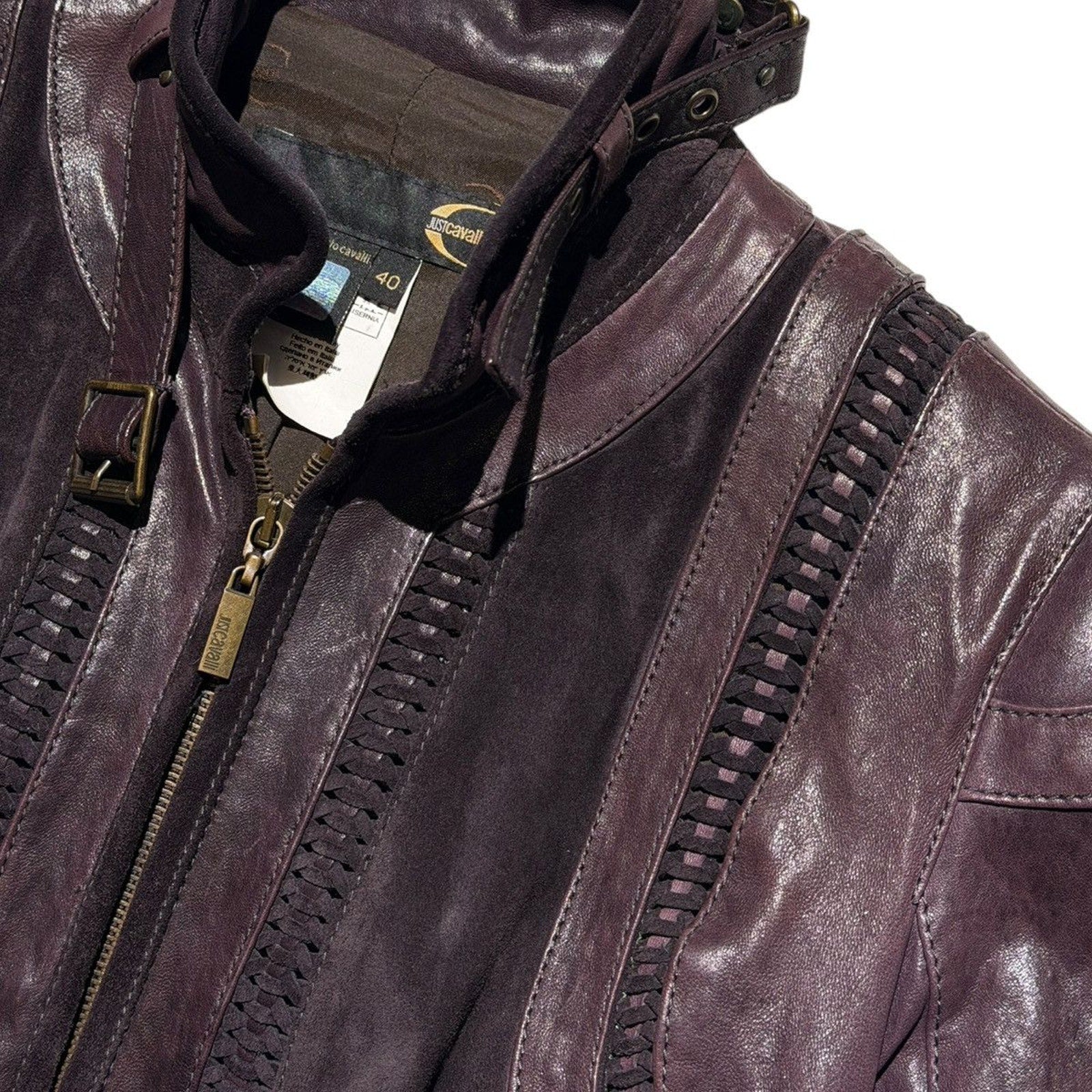 FW2008 leather sueded soldier jacket
