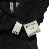 Mesh asymmetric cut out hip skirt