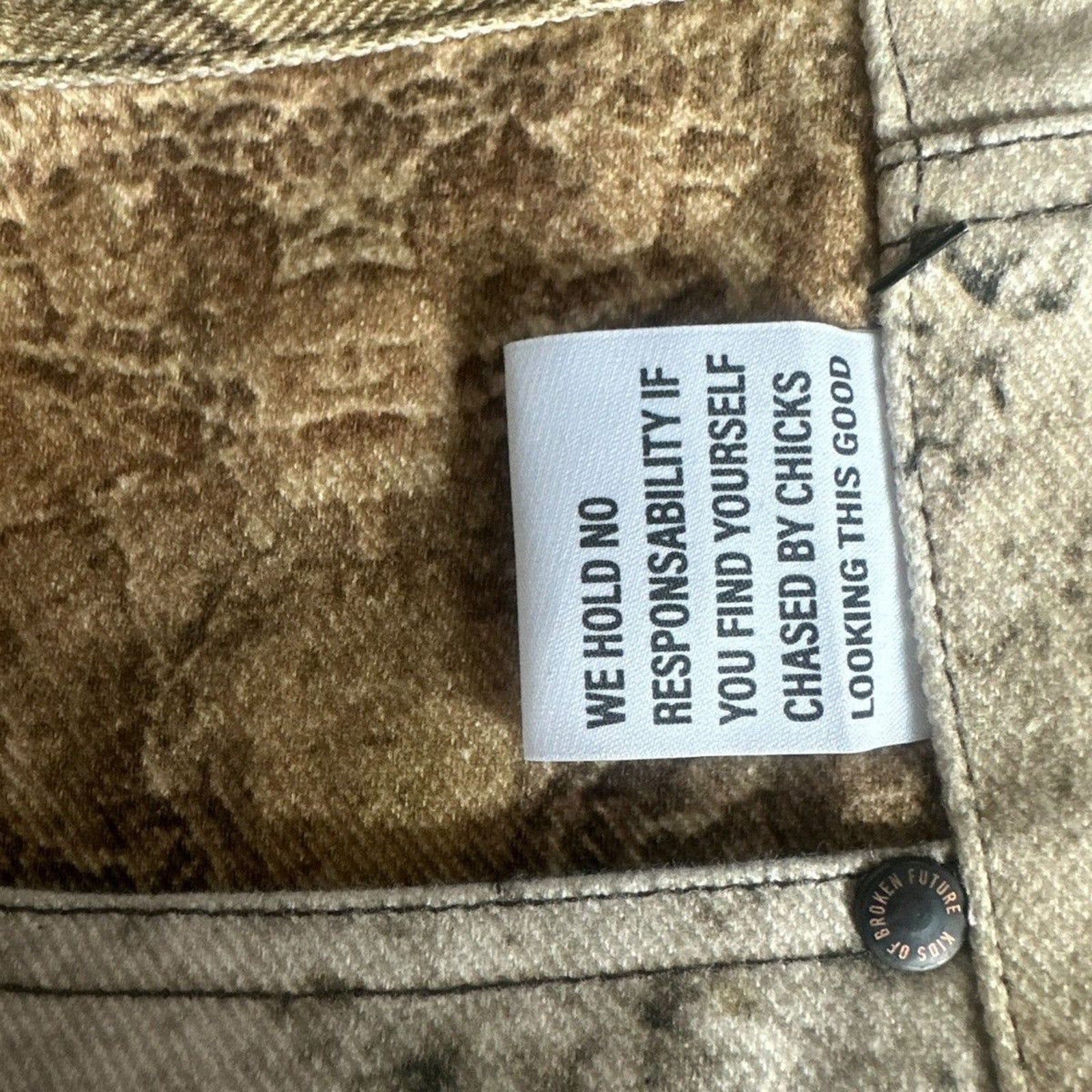 Graphic denim
