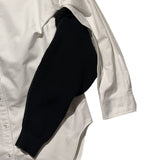 Double arm knit button down