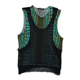 SS99 “Kinetic Youth” Leopard Print Knit tank