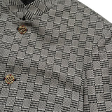LV micro damier houndstooth officer jacket