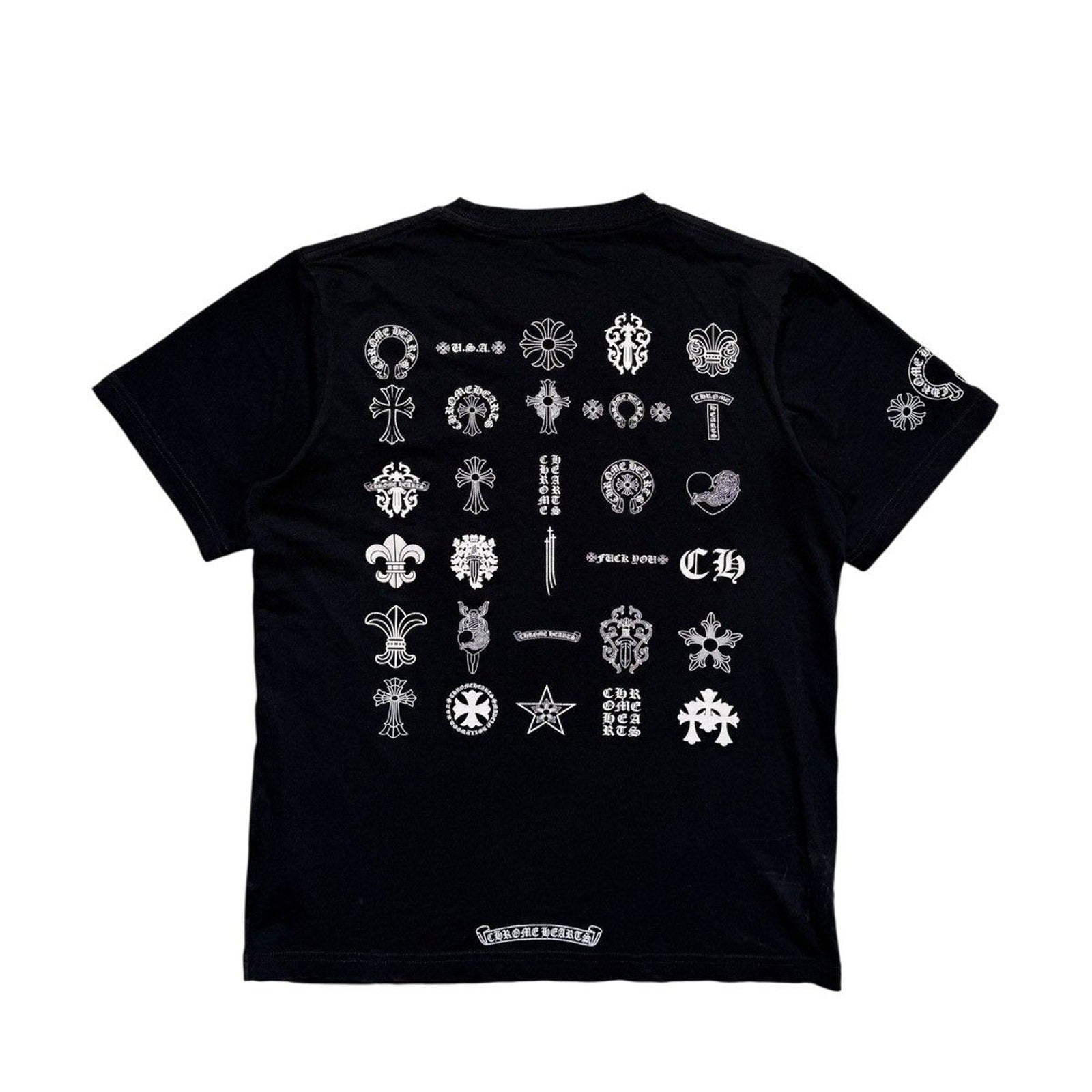 Multi logo graphic pocket tee