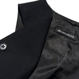 Asymmetric layering vest