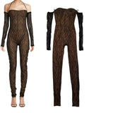 Layered lace bodysuit
