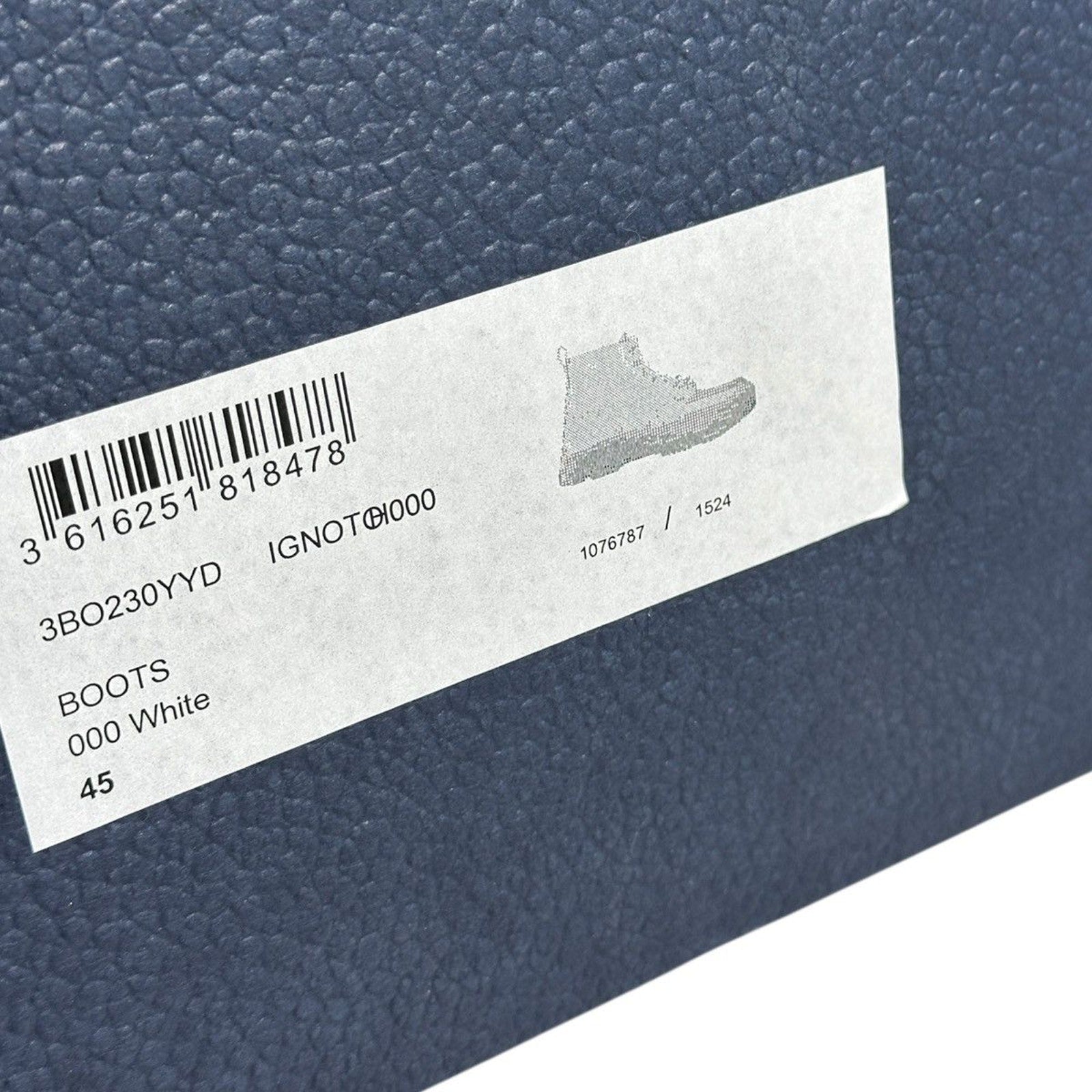 Daniel Arsham translucent rubber boot