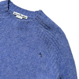 Wool embroidered logo sweater