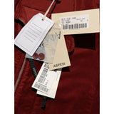Velvet cotton zip up overshirt