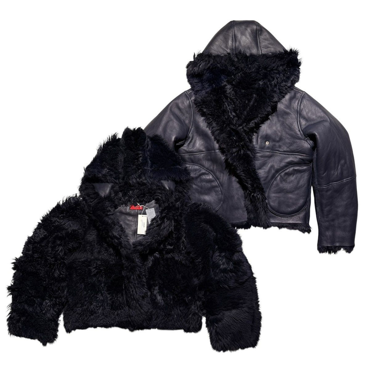 Fur Shearling leather reversible jacket