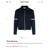 RWB stripe zipped jacket