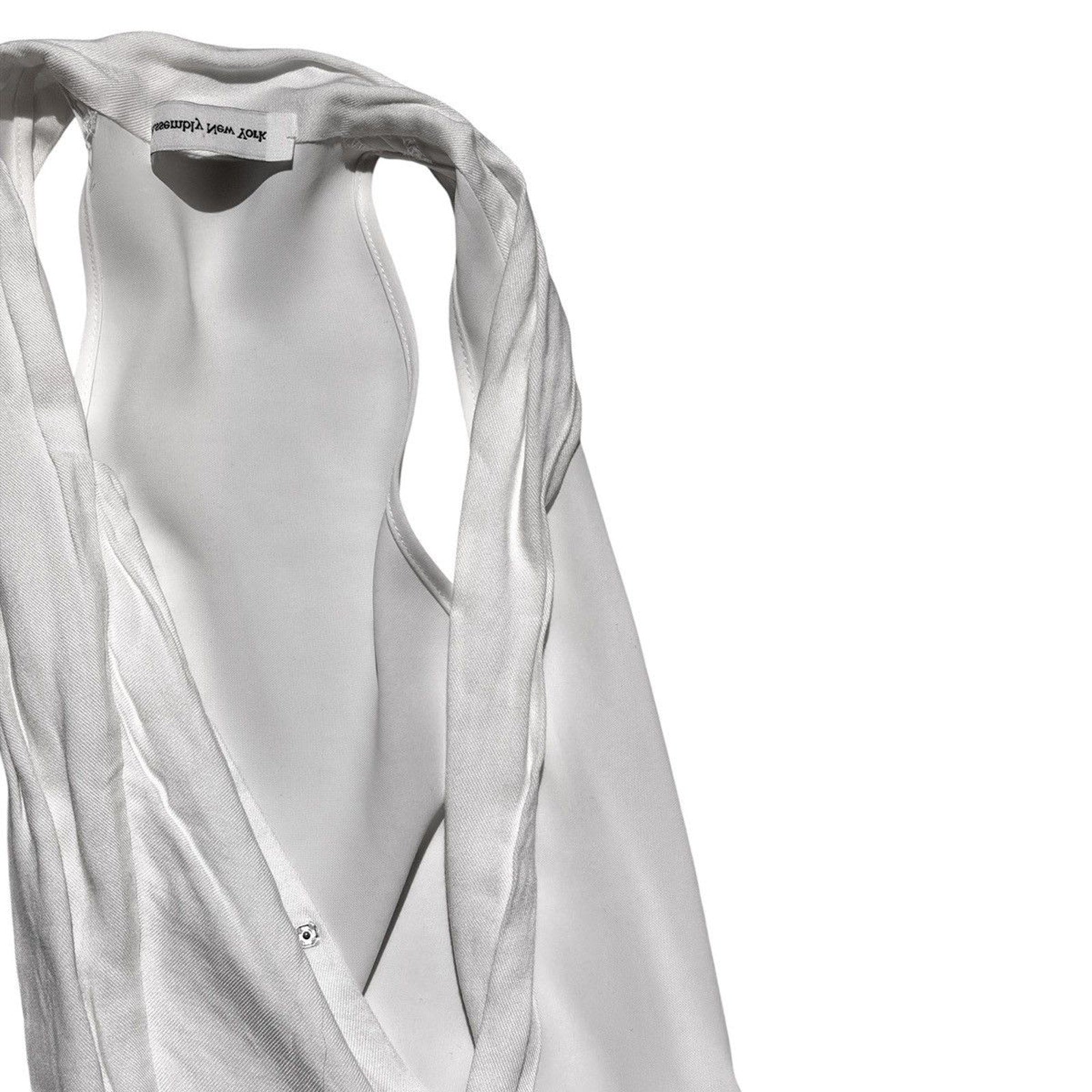 Drapped plunge dress