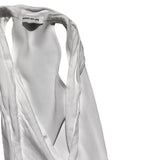 Drapped plunge dress
