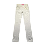 Vintage rhinestone logo denim