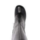 Over the knee leather boot