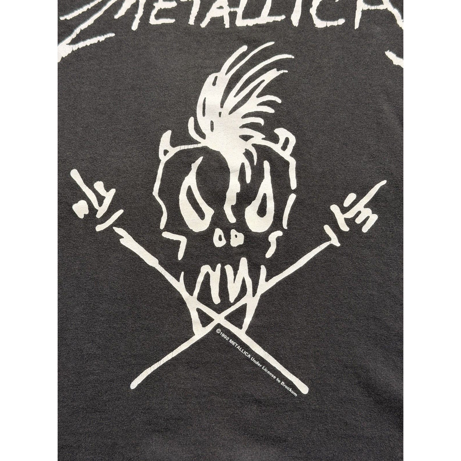 Metallica 1993 europe tour tee
