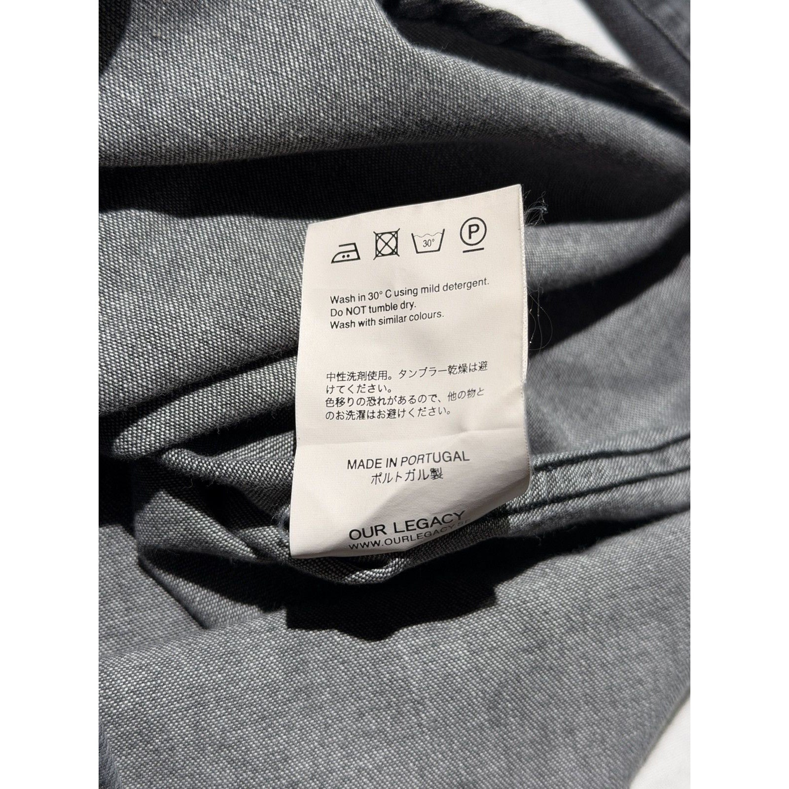 Classic button denim shirt