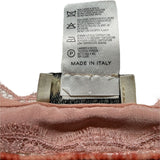 Silk ruffled skirt