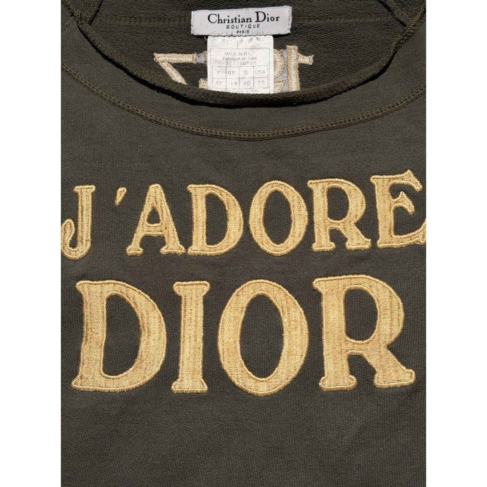 Vintage jadore dior light crewneck
