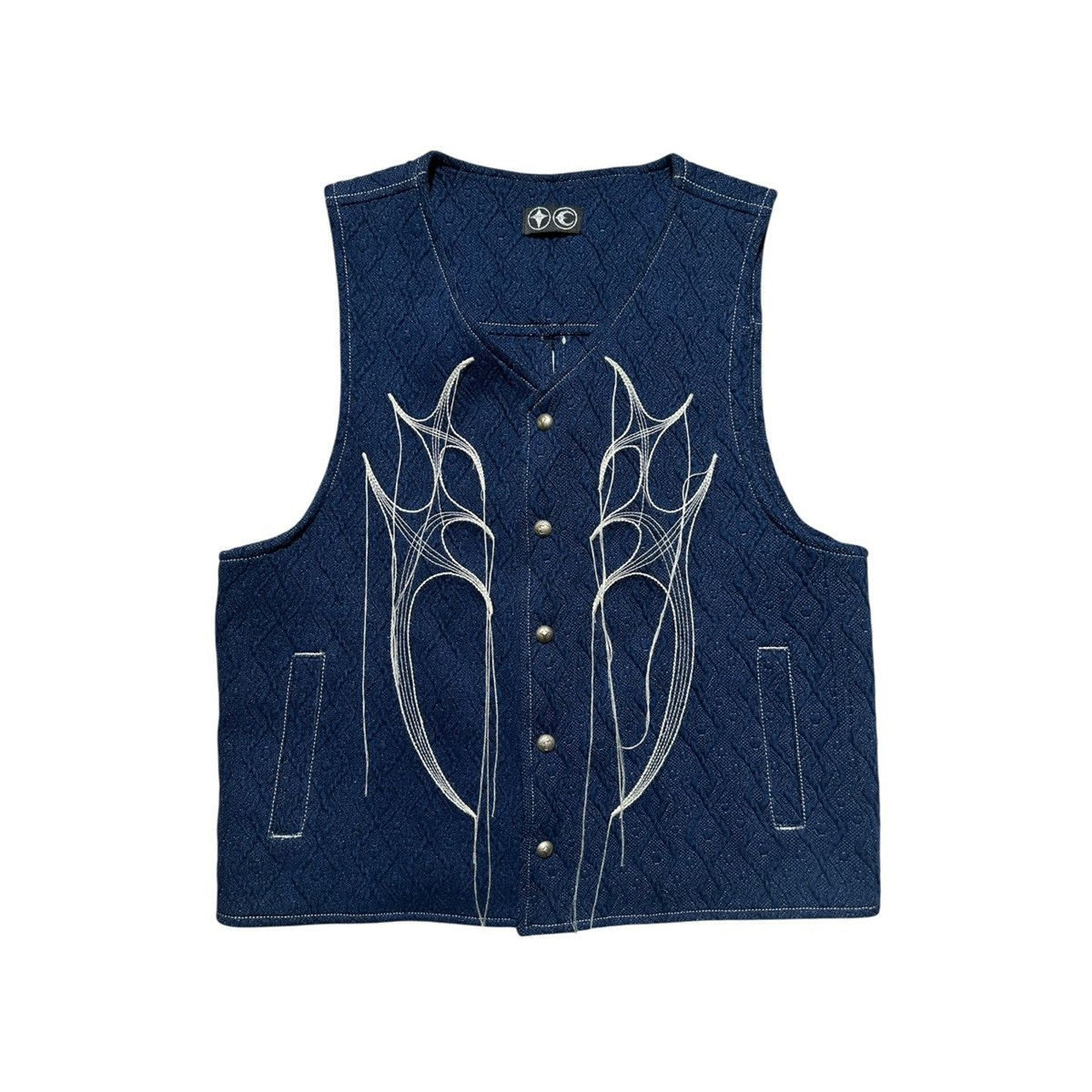 Tribal quilted vest