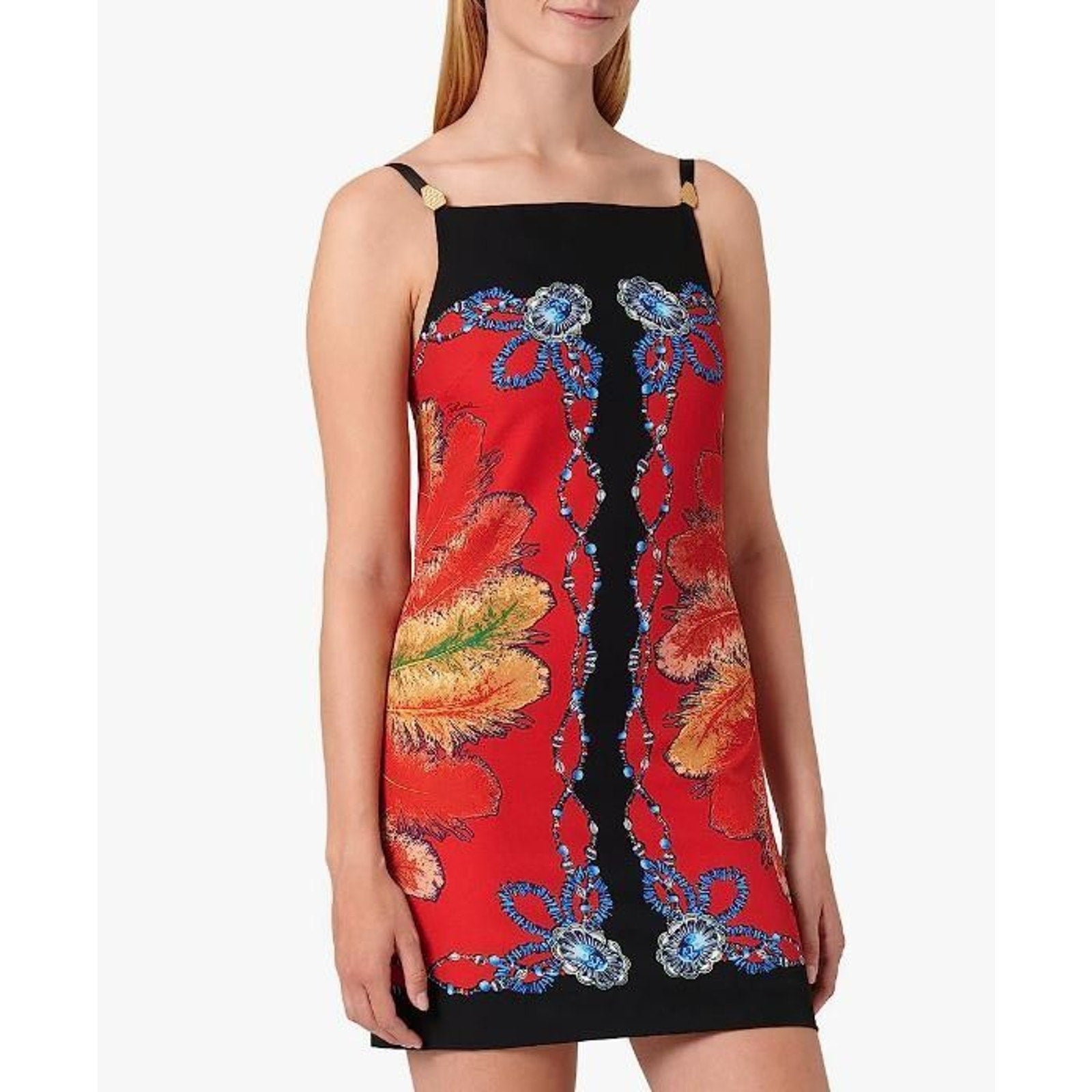 Archive print mini dress