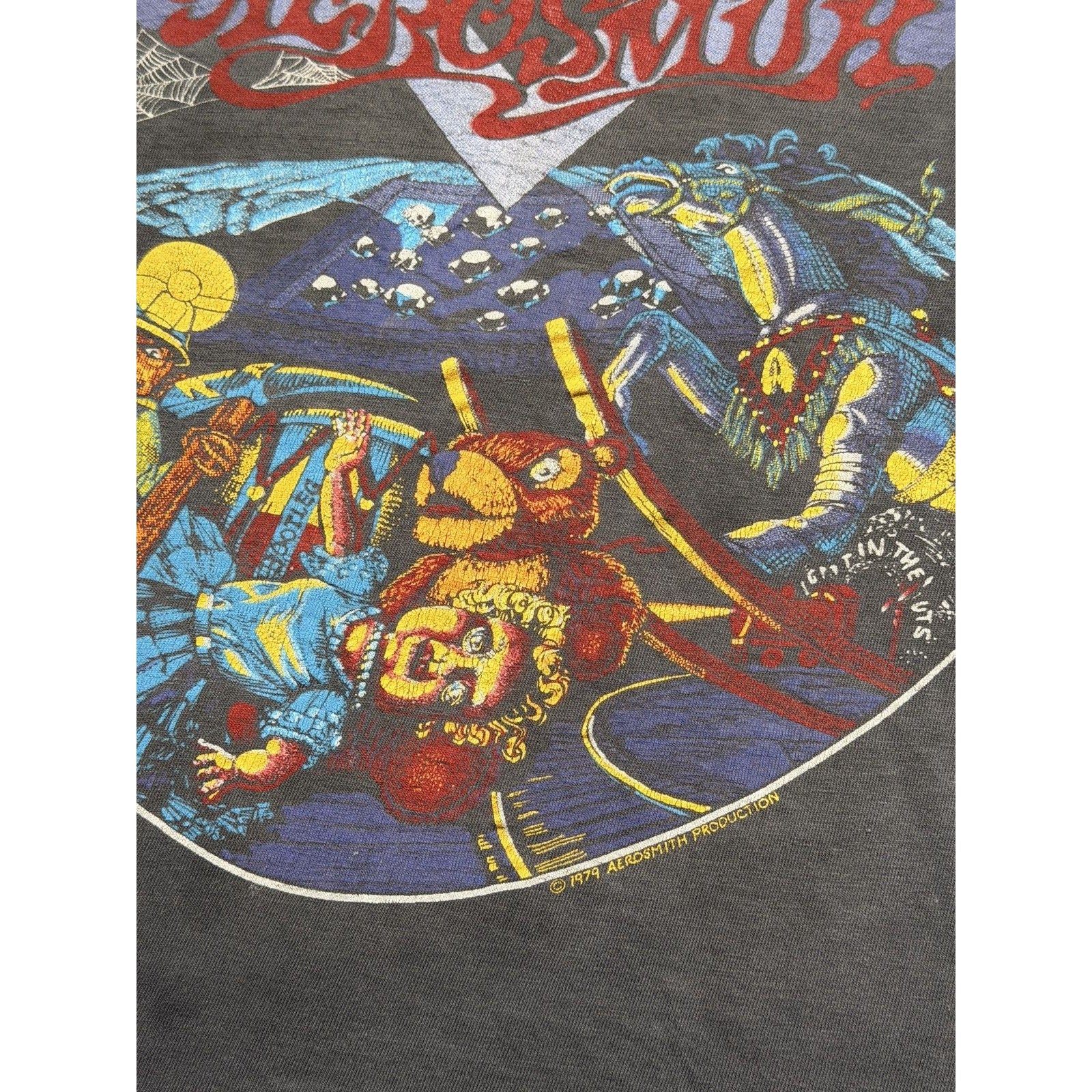 1979 Aerosmith "Toys In The Attic" Vintage Tour Tee Shirt
