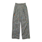 $2,200 hand beaded houndstooth trouser