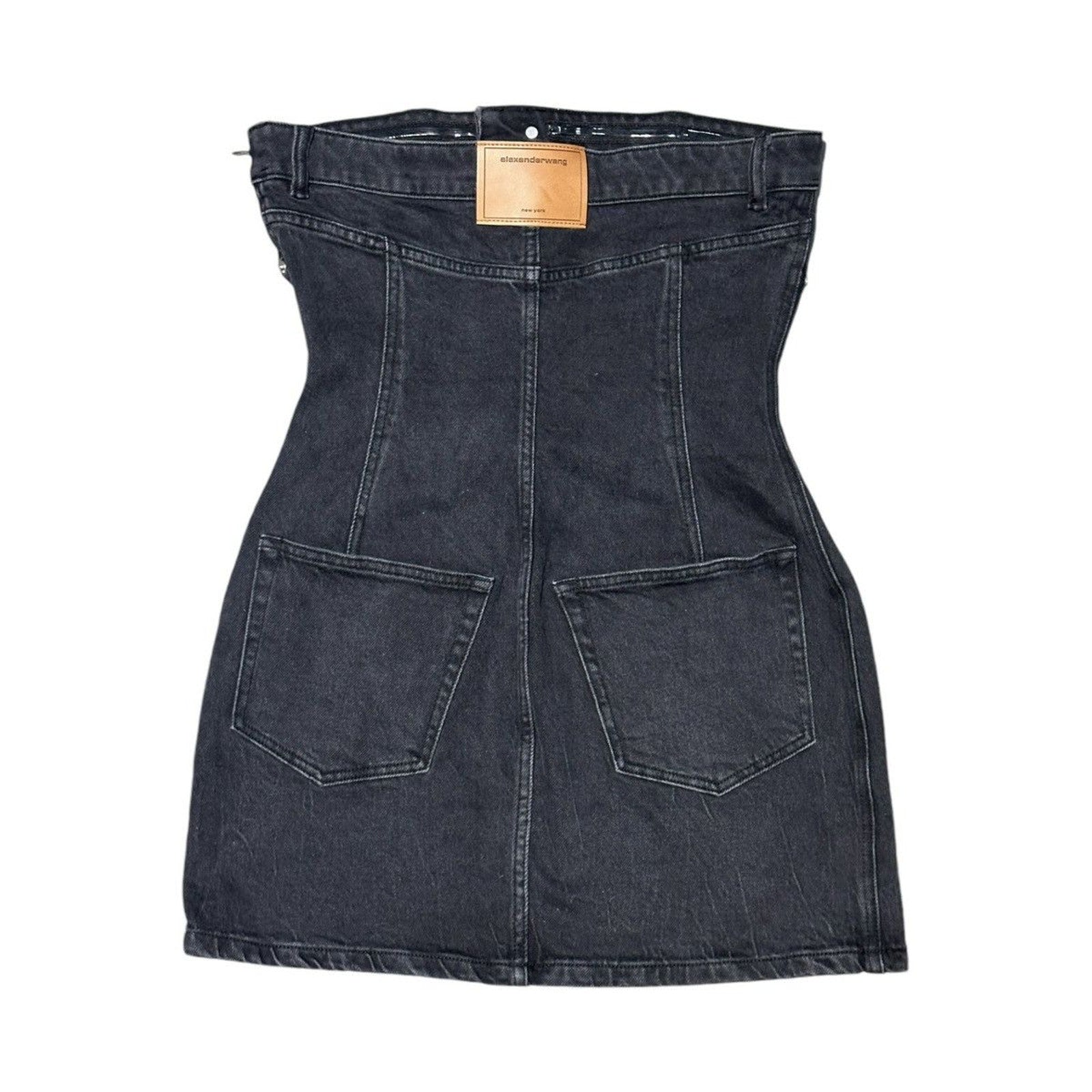 Denim bodycon minidress