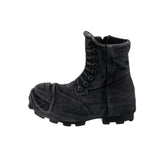 D-Hammer denim effect boots