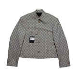 LV micro damier houndstooth officer jacket