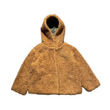 Furry hooded jacket