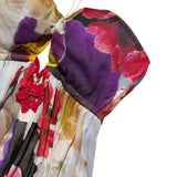 Silk floral print jumpsuit