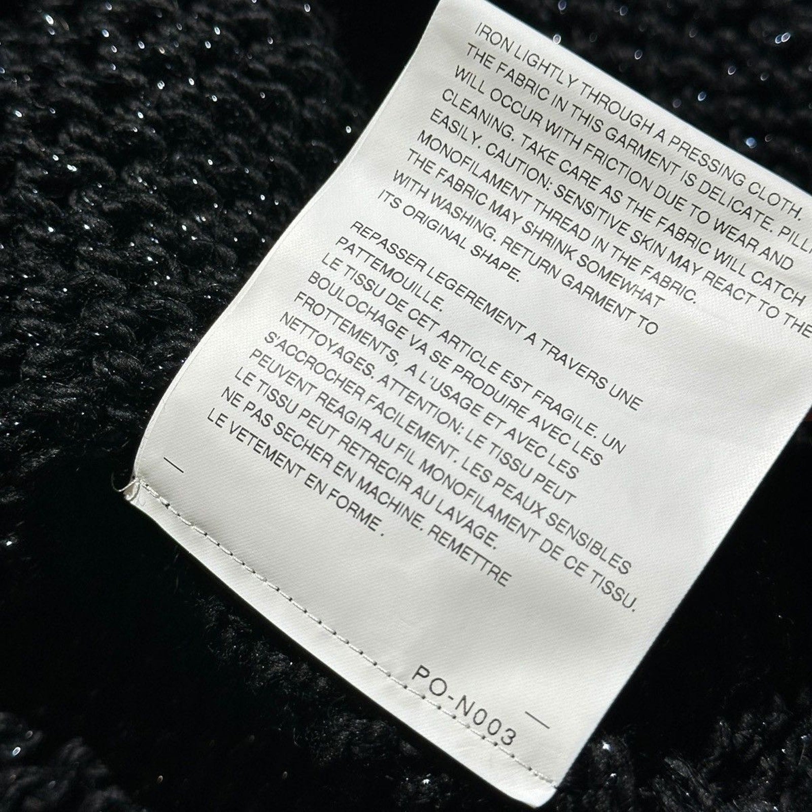 2024 glitter stretch webbed knit