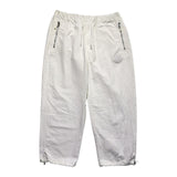 Adjustable waist logo patch pant