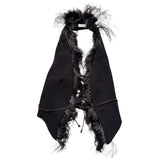 $5,840 ostrich feather vest