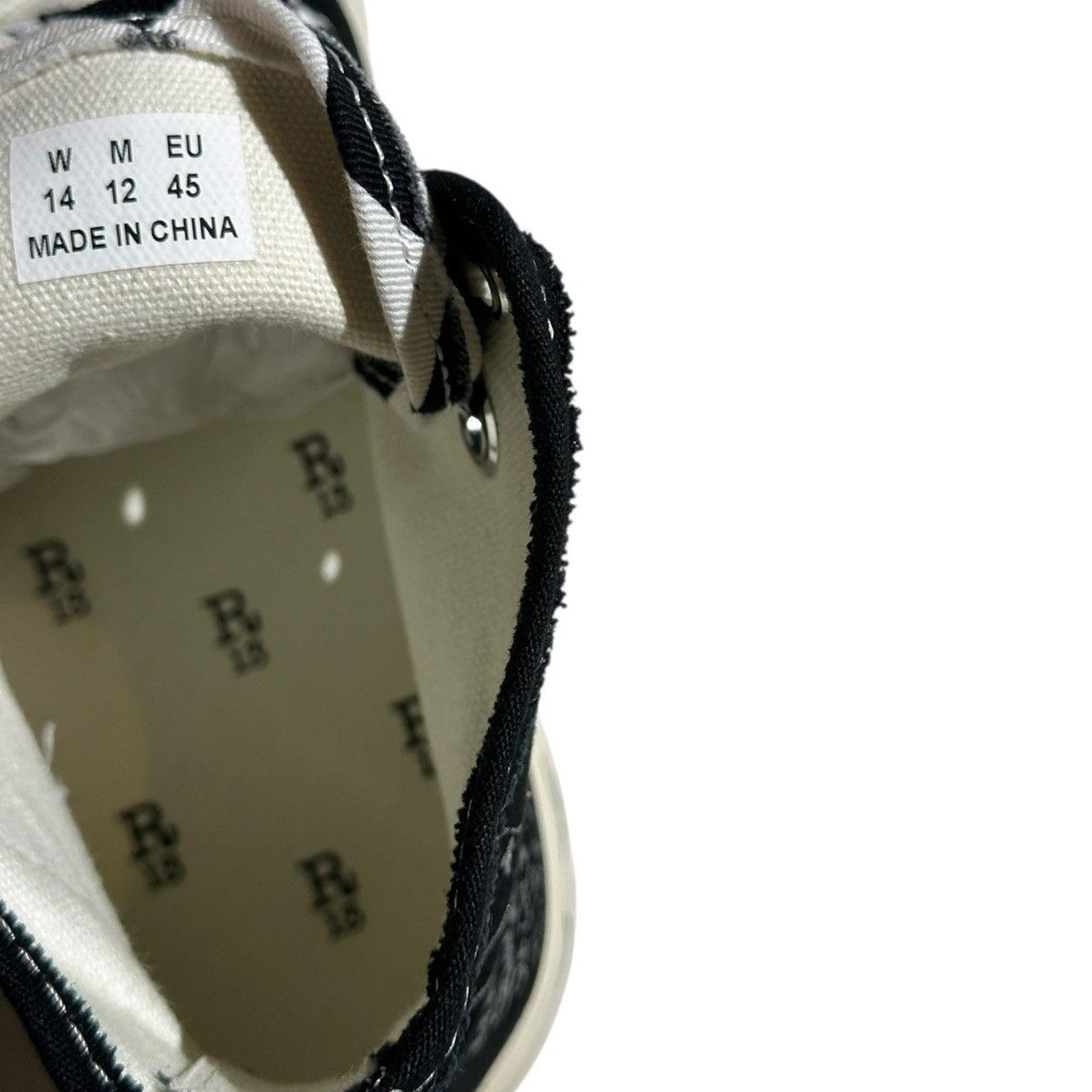 Double grommet kurt scribble sneaker