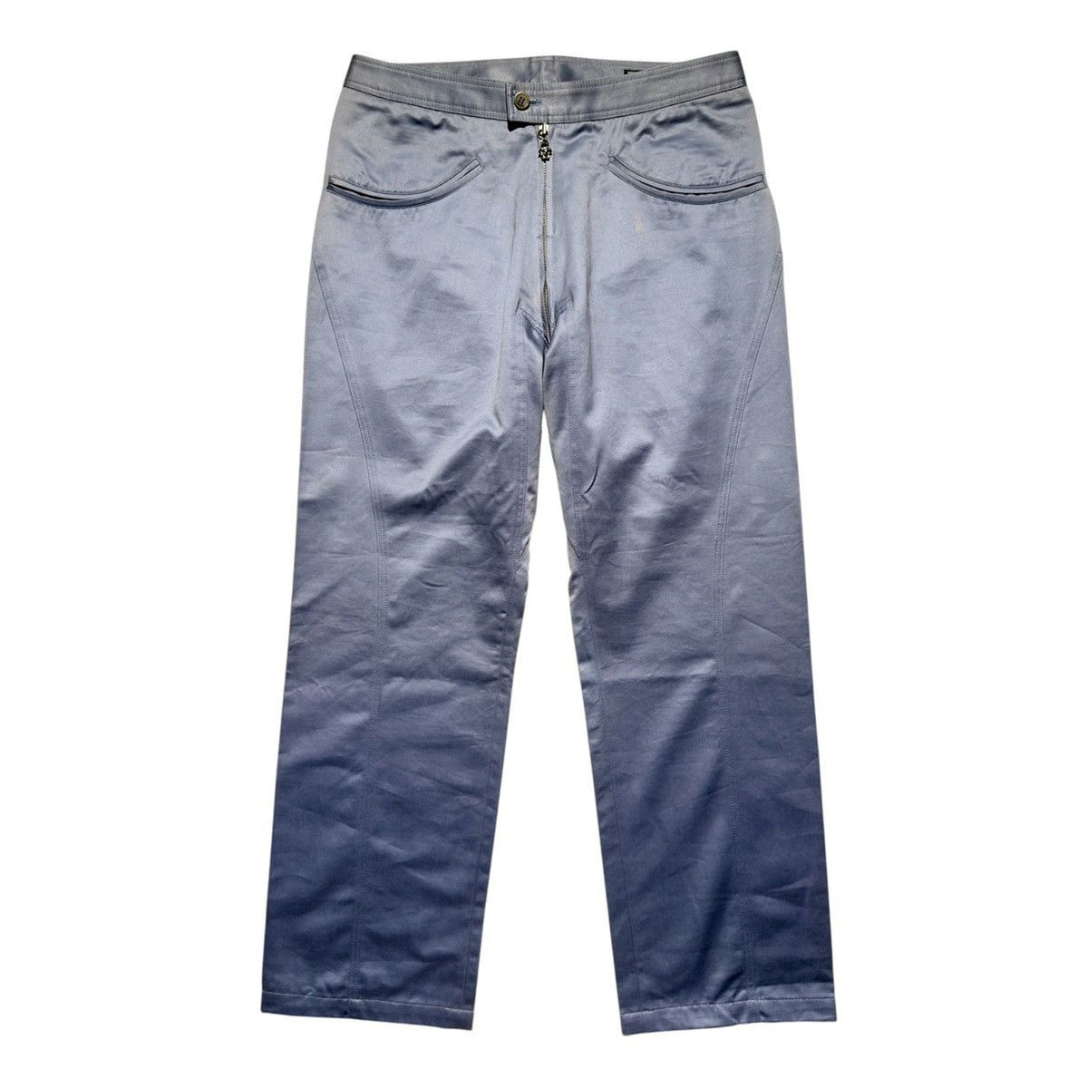 Medusa head zipper trouser