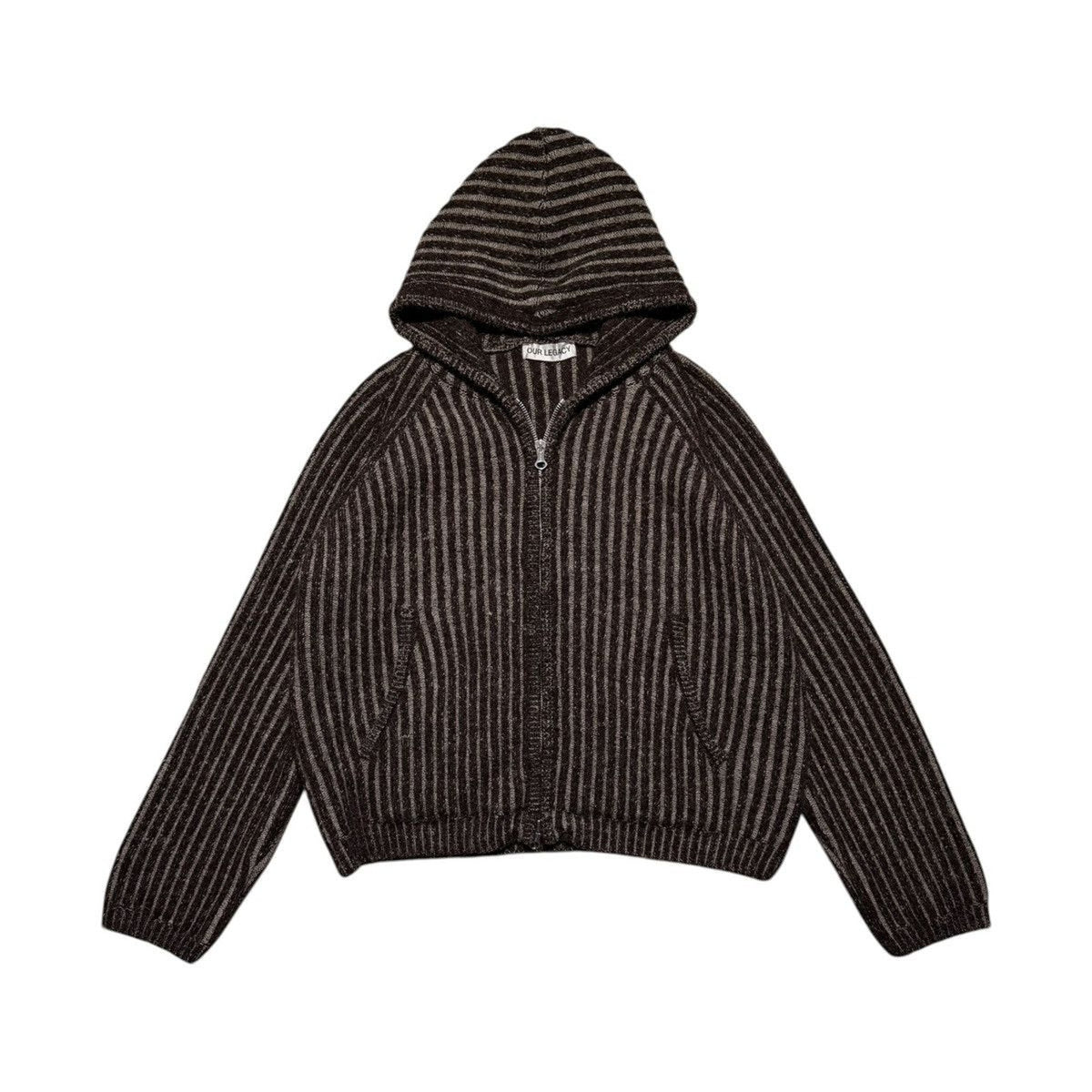 Wool striped Level hoodie