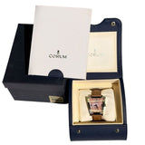 Trapeze mother of pearl diamond watch