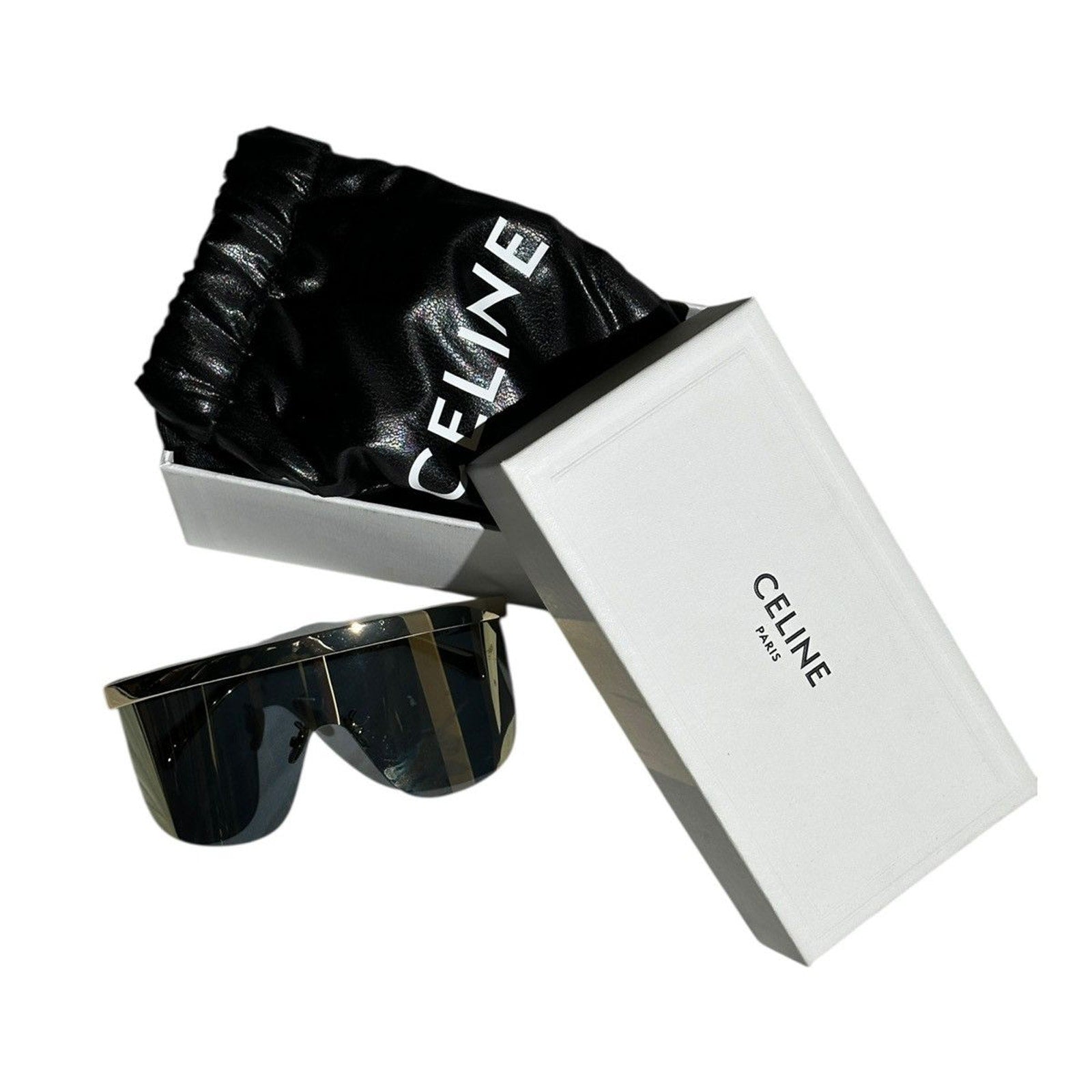 Shield oversize sunglasses CL40237U