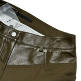 Leather hybrid Gaiter trouser