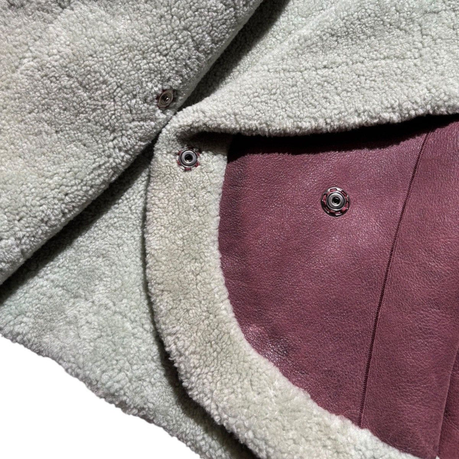 FW22 Elope leather shearling jacket