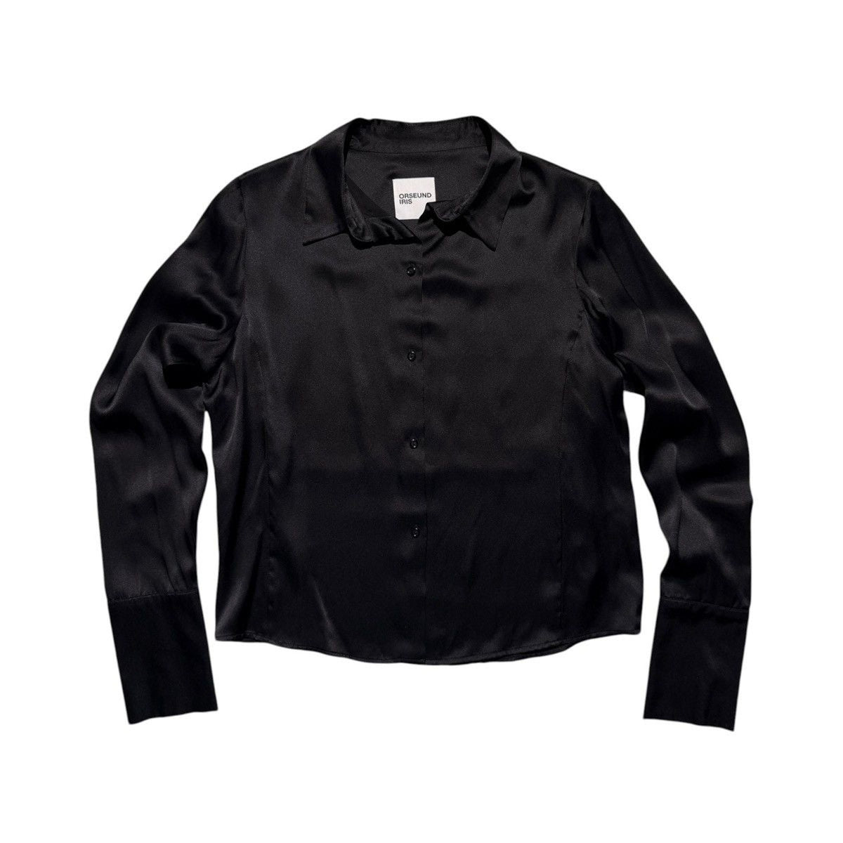 100% silk button down shirt