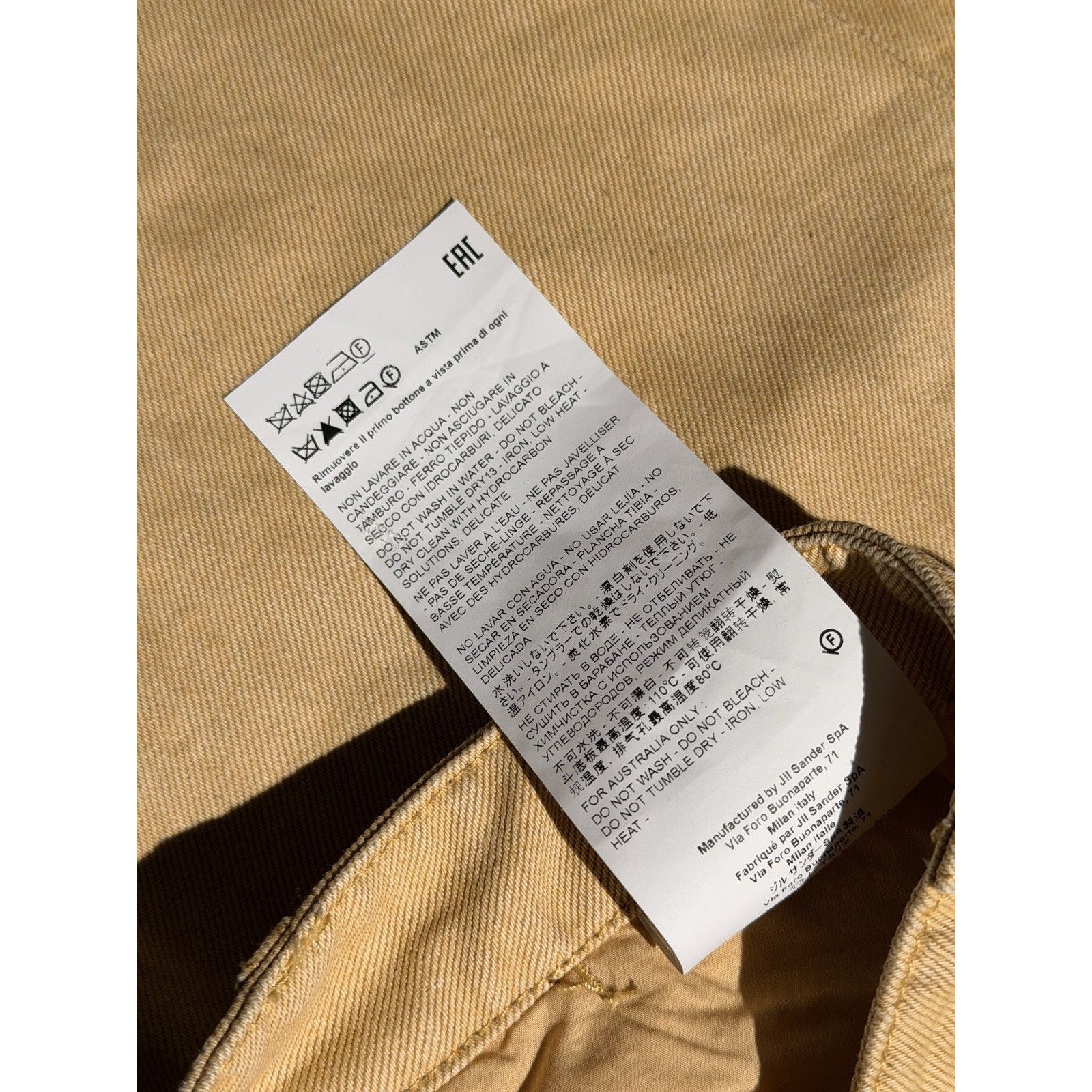 Linen blend pant